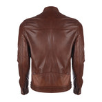 Bonanza Leather Jacket // Chestnut (2XL)