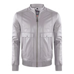Catalina Leather Jacket // Gray (S)