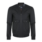Diamond Leather Jacket // Brown Tafta (M)