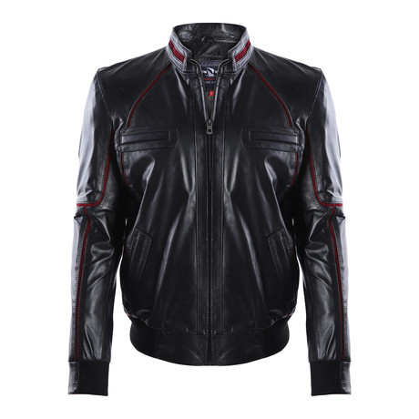 Granite Leather Jacket // Black (S)