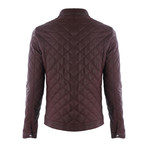 Picacho Leather Jacket // Bordeaux Tafta (L)