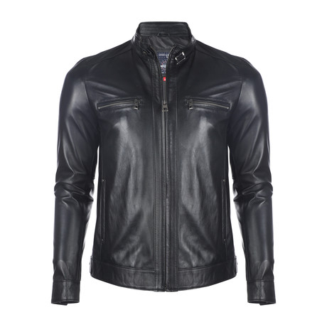 Shuksan Leather Jacket // Black (S)
