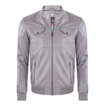 Lemmon Leather Jacket // Gray (3XL)