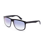 Men's RB4147-6039X060 Sunglasses // Black + Light Blue