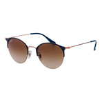 Women's RB3578-917513-50 Sunglasses // Copper + Dark Blue + Ruby