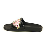 Slide Sandals // Black + Pink (Euro: 36)