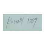 Mark Kostabi // Body By Jake, 1989 // 1990 Etching // SIGNED