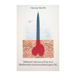 Claes Oldenburg // Scissors as Monument // 1968 Lithograph