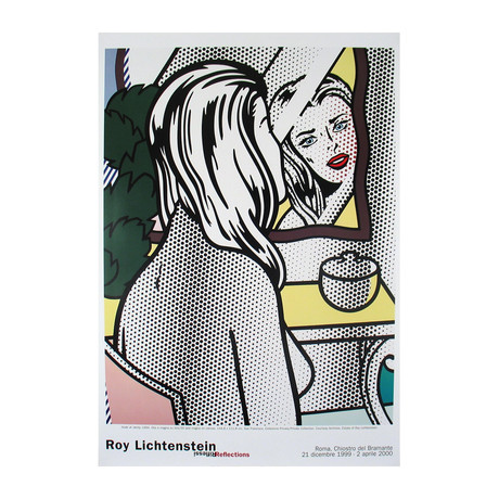 Roy Lichtenstein // Nude at Vanity // 2000 Offset Lithograph