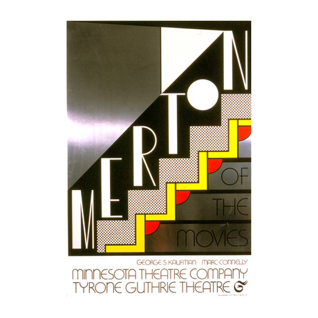 Roy Lichtenstein // Merton of The Movies // 1968 Foil Print