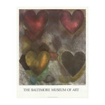 Jim Dine // Flo-Master Hearts // 1980 Offset Lithograph