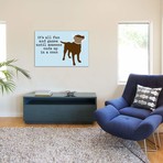 Fun And Games // Dog is Good and Cat is Good (40"W x 26"H x 1.5"D)