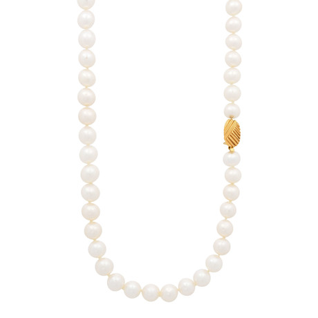 Assael 18k Yellow Gold Pearl Necklace VIII