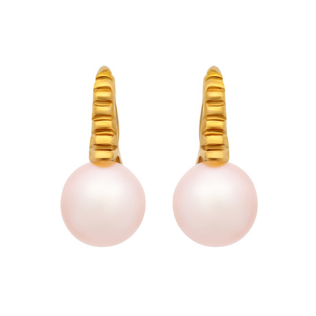 Assael 18k Yellow Gold Pearl Earrings V