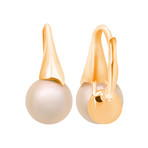 Assael 18k Yellow Gold Pearl Earrings VIII