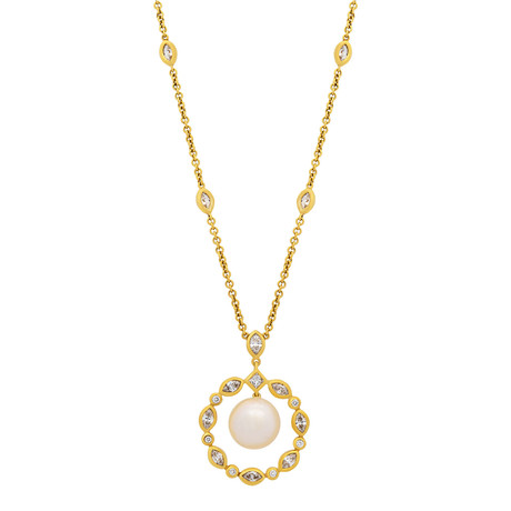 Assael 18k Yellow Gold Pearl Necklace III