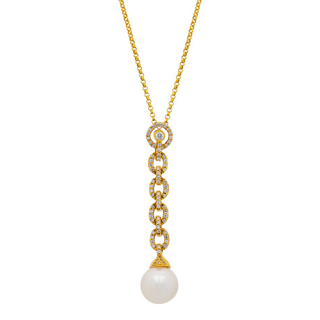 Assael 18k Yellow Gold Pearl Necklace II