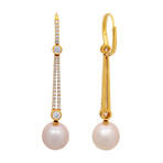 Assael 18k Yellow Gold Pearl Earrings III