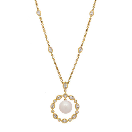 Assael 18k Yellow Gold Pearl Necklace V
