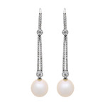 Assael 18k White Gold Pearl Earrings I