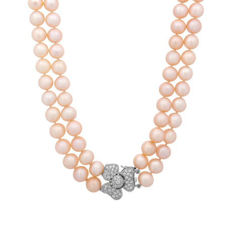 Assael 18k White Gold Pearl Necklace VI