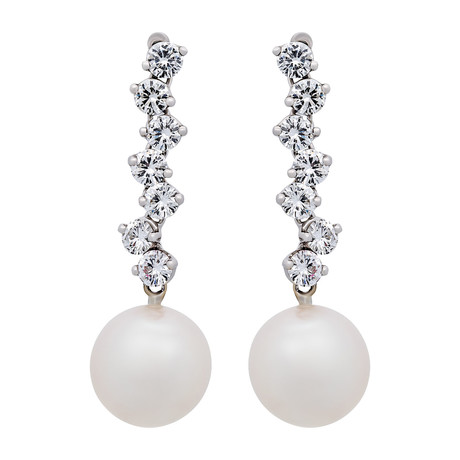 Assael 18k White Gold Pearl Earrings I