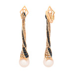 Assael 18k Rose Gold Pearl Earrings I