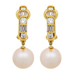 Assael 18k Yellow Gold Pearl Earrings I