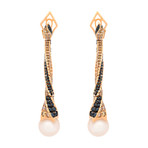 Assael 18k Rose Gold Pearl Earrings I