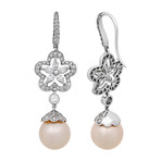 Assael 18k White Gold Pearl Earrings VIII