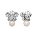 Assael 18k White Gold Pearl Earrings X
