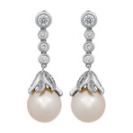 Assael 18k White Gold Pearl Earrings III