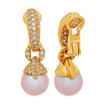 Assael 18k Yellow Gold Pearl Earrings II