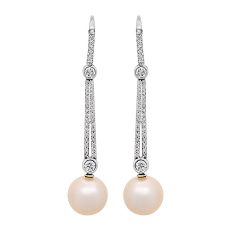 Assael 18k White Gold Pearl Earrings II