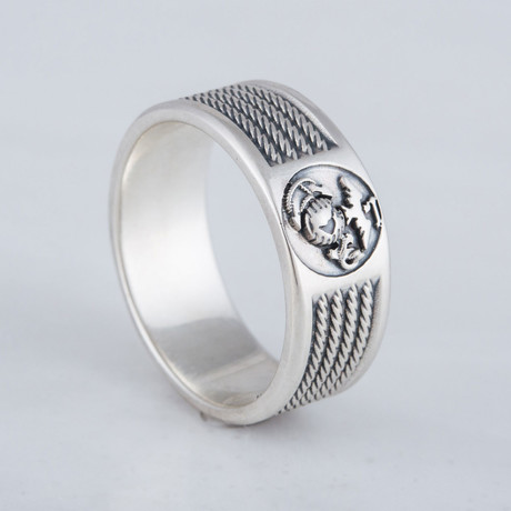 Sailor Anchor Ring // Silver (6)
