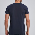Canyon T-Shirt // Navy (Large)