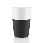 Café Latte Coffee Tumblers // 2-Piece Set (Carbon Black)