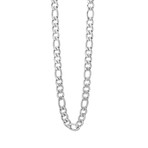 Stainless Steel Franco Chain Necklace // Silver