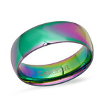 Stainless Steel Band Ring // Multicolor (Size 6)