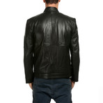 Thrush Leather Jacket // Black (3XL)