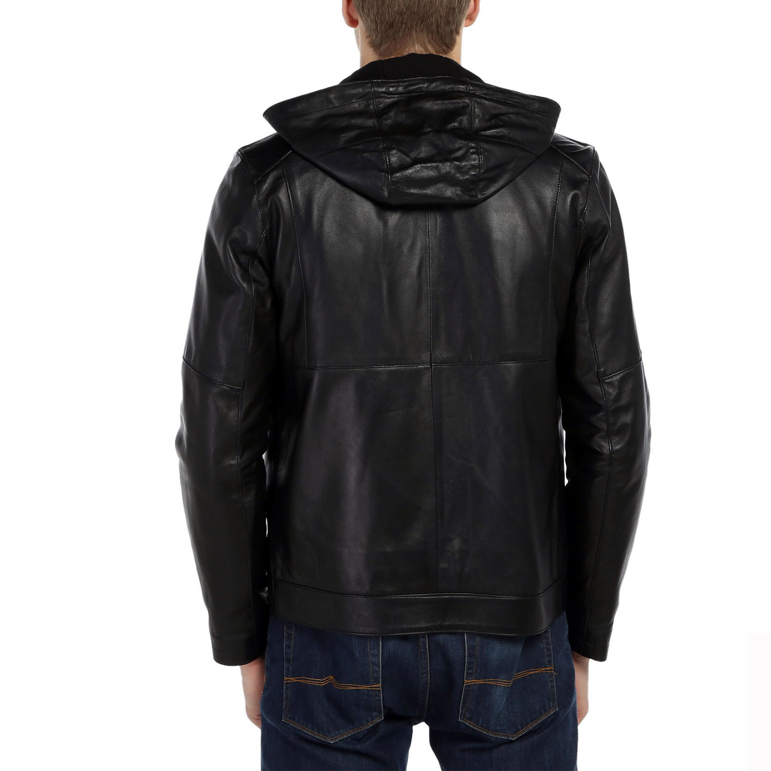 Dylan Leather Jacket // Black (4XL) - Vivamood - Touch of Modern