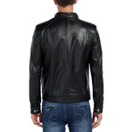 Eagle Leather Jacket // Black (3XL)
