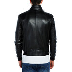 Mattie Leather Jacket // Black (3XL)