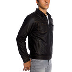 Bo Leather Jacket // Brown (L)