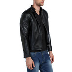 Amao Leather Jacket // Black (2XL)