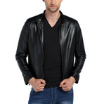 Amao Leather Jacket // Black (3XL)