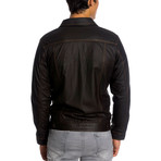 Bo Leather Jacket // Brown (L)