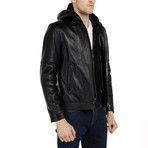 Dylan Leather Jacket // Black (M)