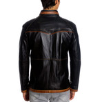 Jeremy Leather Jacket // Black (4XL)