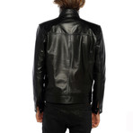 Daniel Leather Jacket // Black (4XL)